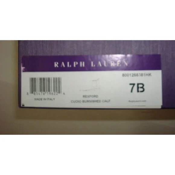 New Womens 7 8 8.5 NIB Ralph Lauren Collection Rexford Brown Leather Boot Italy